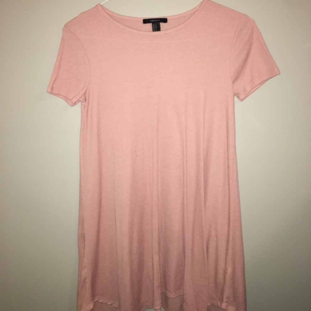 Pink T-shirt dress (Forever 21)